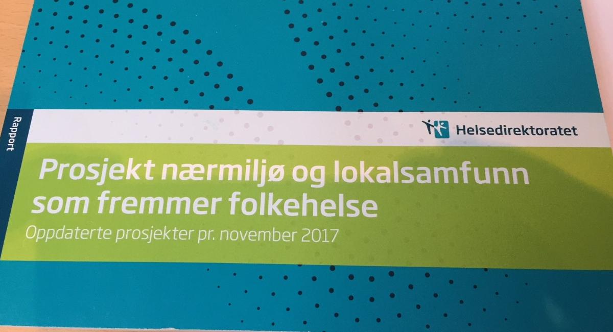 Ny rapport om prosjekt nærmiljø og folkehelse